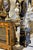 French Sevres Porcelain Vase & Pedestal Set With Hand-Painted Romantic Scenes, Bronze Mounts & Marble Bases For Sale - Image 4 of 6