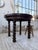 Round Walnut Table with Turned Legs, 1900s For Sale - Image 15 of 18