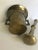 Early 20th Century Antique Heavy Brass Mortar and Pestle Set For Sale - Image 5 of 8