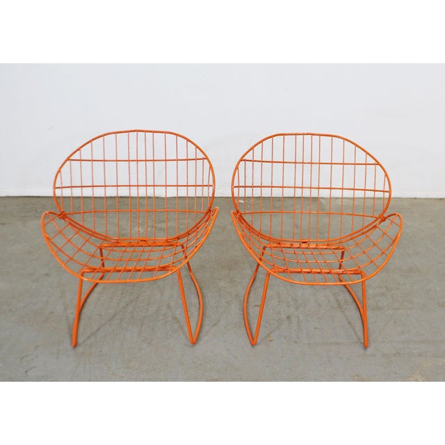 MidCentury Modern Salterini Style Clam Shell Outdoor Patio Chairs a
