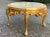 1960s Vintage 1960s French Louis XVI Gilded Beech Coffee Table With Beige Marble Top For Sale - Image 5 of 12