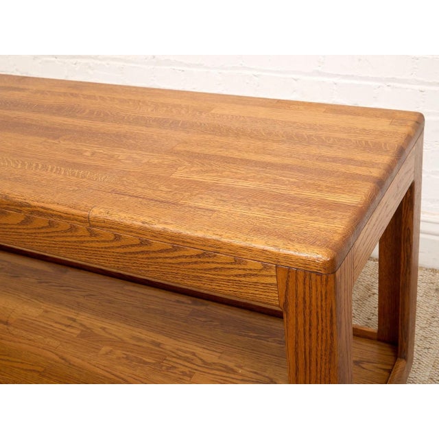 Oak Vintage Entry-Table or Retail Display For Sale In Los Angeles - Image 6 of 10