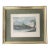 Framed and Matted Landscape Illustration of Saint Florent, a Corsican Port - Art by Deroy For Sale