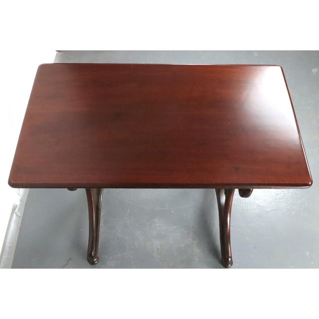 J & J Kohn & Mundus Vintage Art Nouveau J. & J. Kohn Beech Bentwood Table For Sale - Image 4 of 14