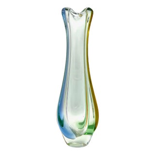 Rhapsody Glass Swan attributed to Frantisek Zemek for Sklan Mstisov, 1960s For Sale