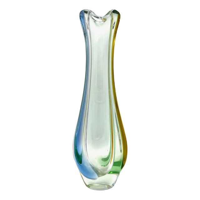 Rhapsody Glass Swan attributed to Frantisek Zemek for Sklan Mstisov, 1960s For Sale