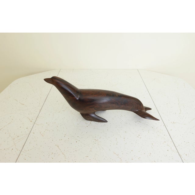 Mid-Century Modern Sea Lion Table Top Sculpture For Sale - Image 6 of 8