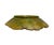 Ceramic Antique 19th Century Large Majolica Green Leaf Shallow Bowl/Plate C-6. For Sale - Image 7 of 10