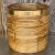 Mid 20th Century Vintage Coastal Brass and Reed Planter For Sale - Image 5 of 7