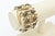 Vintage Signed Francois Gold Plated Cuff Bracelet With Faux Pearls and Amber Rhinestones For Sale In Miami - Image 6 of 7