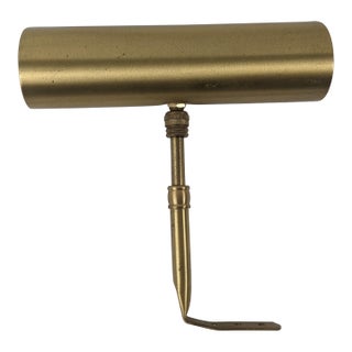 Late 20th Century House of Troy 8-Inch Adjustable Brass Picture Light – Quantity of 2 Available For Sale