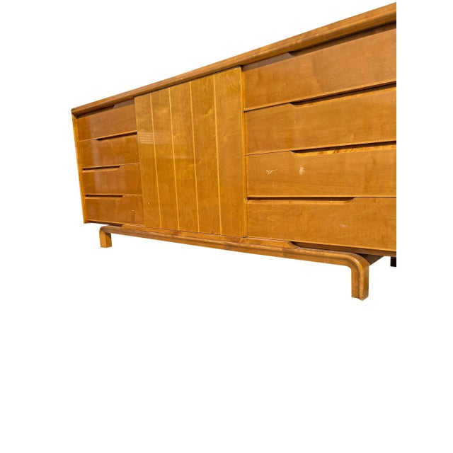 Vintage Edmond Spence Swedish Credenza or Long Dresser in Mid Century Modern Style For Sale In New York - Image 6 of 9