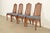French Provincial Baker Furniture Style French Provincial Louis XV Carved Walnut and Cane Back Dining Chairs, Set of Four For Sale - Image 3 of 13