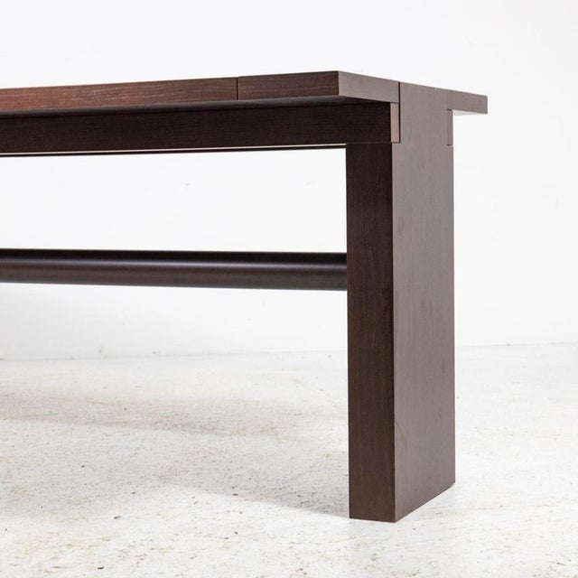 Brown Valmarana Table by Carlo Scarpa for Gavina For Sale - Image 8 of 9