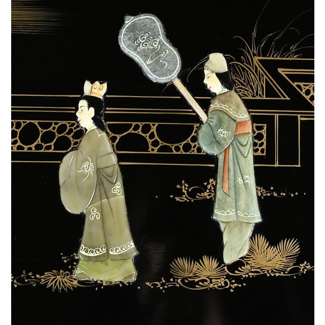 Black Lacquered Wood Living Room Table, Chna, 1950s For Sale - Image 8 of 18