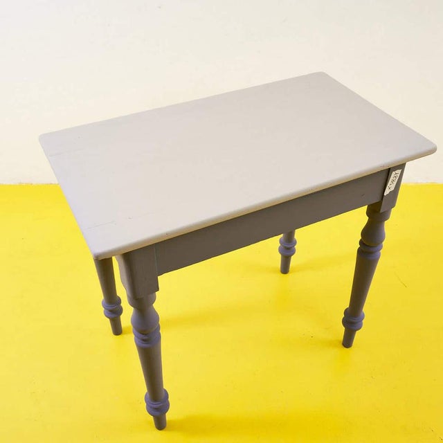 Brown Vintage Coffee Table with Drawer For Sale - Image 8 of 9