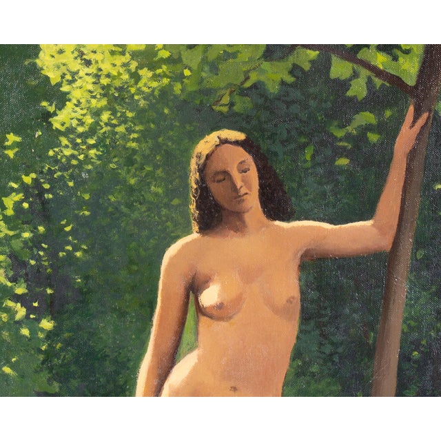 1960 Oil on Canvas Painting Signed by Bruno Civitico For Sale In Indianapolis - Image 6 of 10