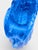Glass Vintage Cobalt Murano Style Swirl Vase or Pitcher For Sale - Image 7 of 8