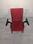 1960s Vintage Wooden Chair in Red, 1960s For Sale - Image 5 of 11