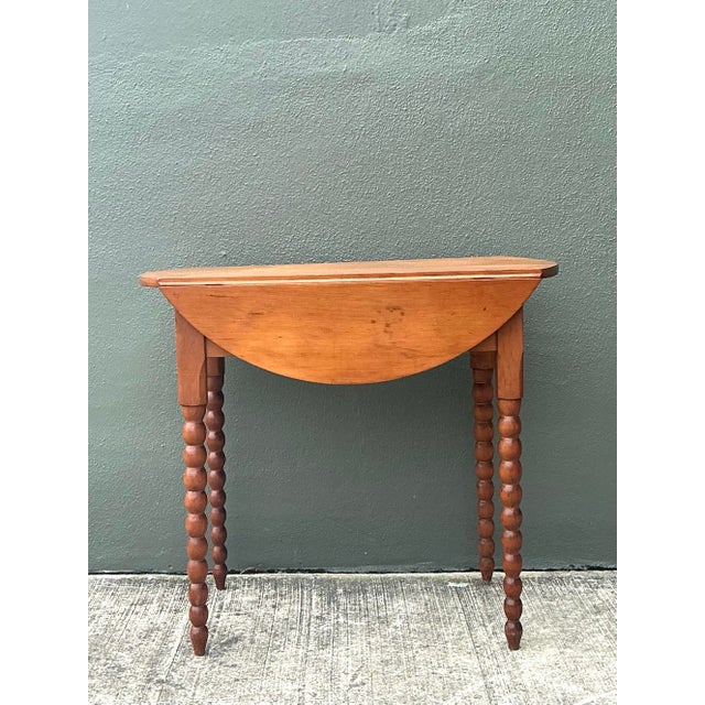 Vintage Traditional Bobbin Side Table For Sale - Image 4 of 12