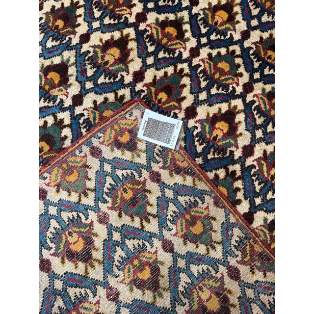 Antique Agra Rug, Circa 1850s, Indian Floral Repeat Pattern For Sale - Image 9 of 10