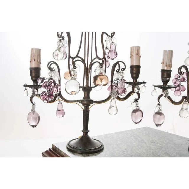 French 19th Century Candelabra Table Lamps - A Pair For Sale - Image 4 of 10