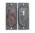 Pair of Antique 4.75 In. Eastlake Brass Pocket Door Pulls For Sale - Image 4 of 4