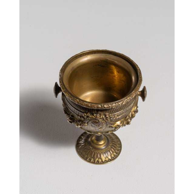19th Century French Victorian Brass Chalice For Sale - Image 13 of 15