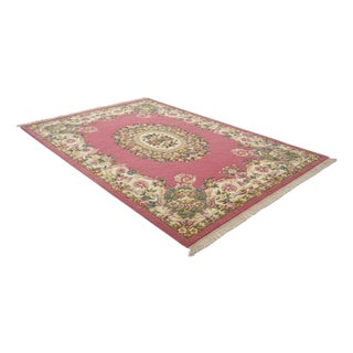 Hand Knotted Cambodian Rug For Sale