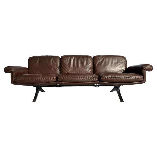 DS31 Sofa in Brown Leather from de Sede, 1970s For Sale - Image 11 of 11