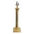 1980s Neoclassical Brass Corinthian Column Table Lamp For Sale
