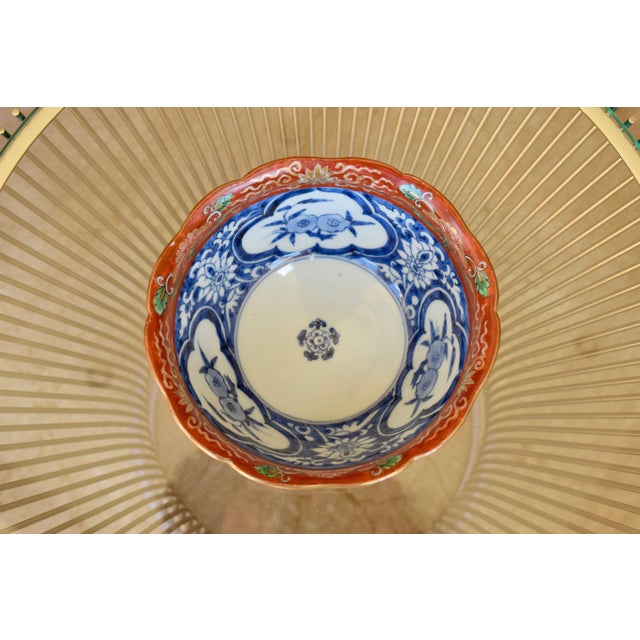 Japanese Edo Period Imari Porcelain Bowl For Sale - Image 4 of 6