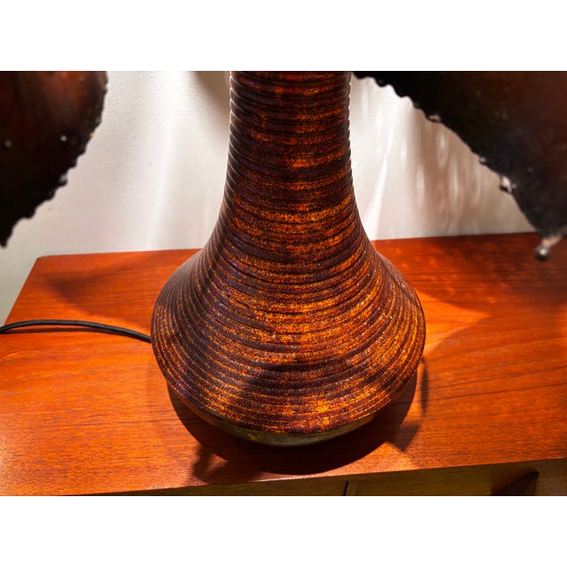 Large Brutalist Lamp from Accolay, France, 1960 For Sale - Image 6 of 17