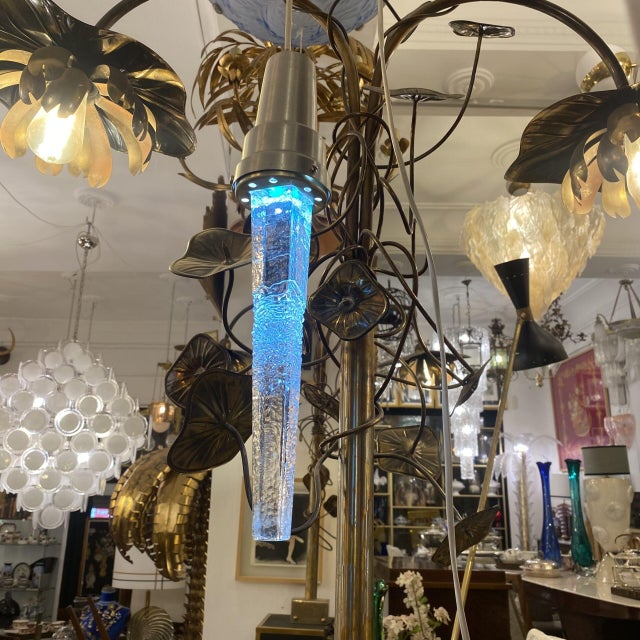 Modern Icicle Pendant Lamps, 1980s, Set of 2 For Sale - Image 3 of 5