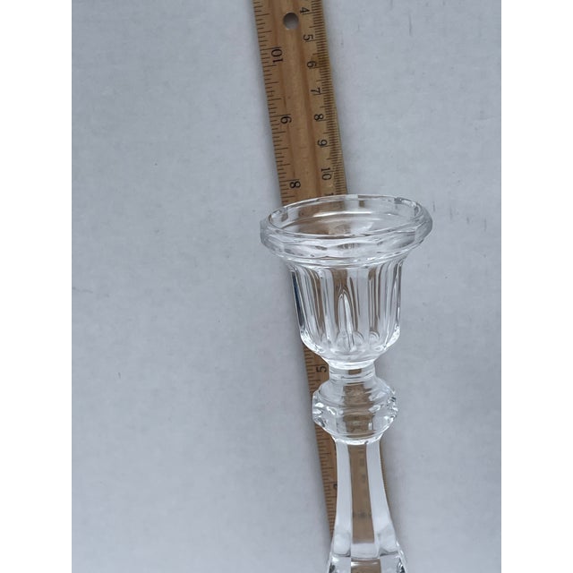Cristal d' Arques Cristal D' Arques Durand Candle Holders For Sale - Image 4 of 6
