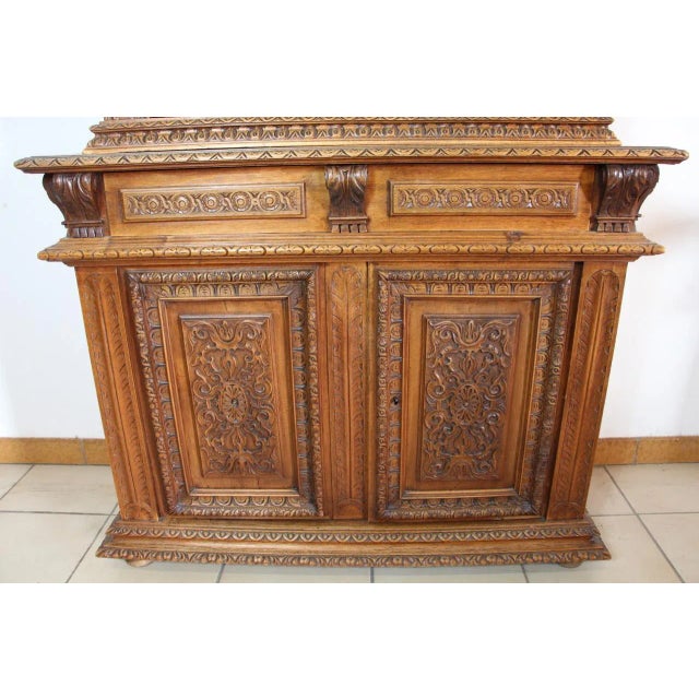 Wood Antique Buffet, 1870s For Sale - Image 7 of 8