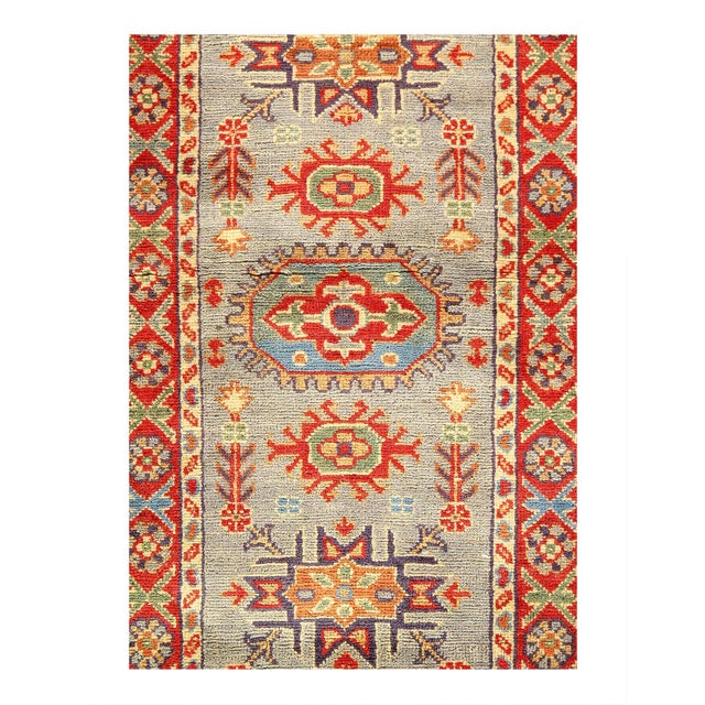 Kazak is a modern shape of old Caucasian rugs which strictly adheres to traditional design elements of the Caucasus. It...
