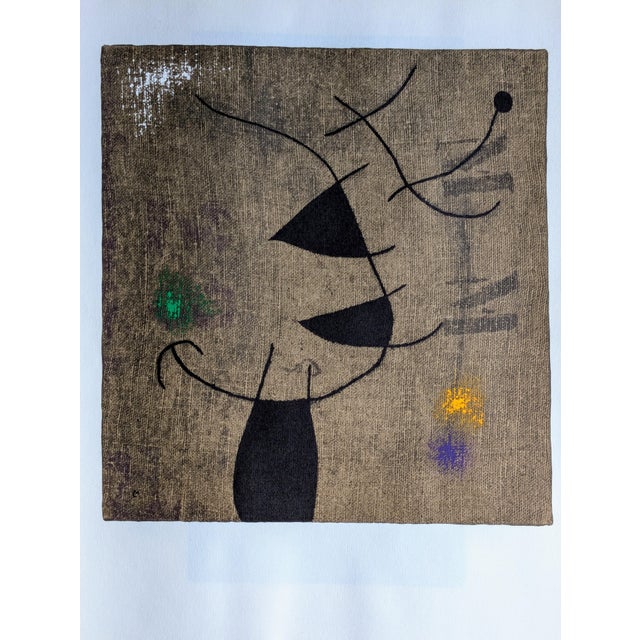 Modern Joan Miro, Seated Woman, Original Lithograph, 1965 For Sale - Image 3 of 3