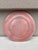 French Pink Majolica Parakeets Plate Salins, Circa 1890 For Sale - Image 4 of 4