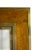 1950s Olive Ash Burl and Brass Coffee Table With Recessed Glass Insert For Sale - Image 9 of 9