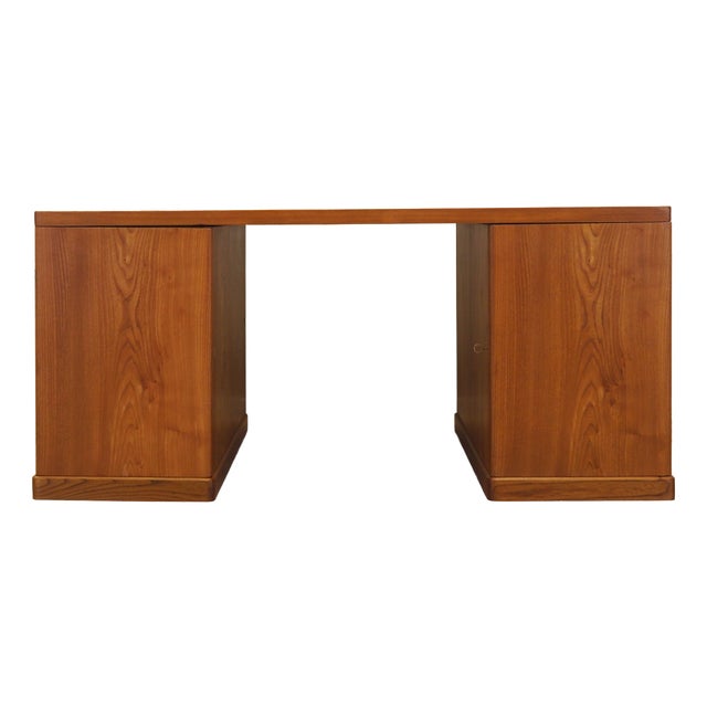Danish Cherry Desk, 1960s For Sale