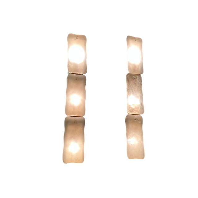 Vintage Glass Wall Sconce Lamps from Kaiser Leutchen, 1960, Set of 2 For Sale - Image 9 of 9