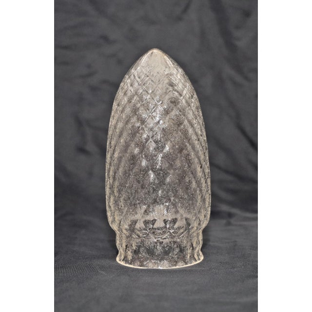 Art Nouveau Art Deco Ceiling Lamp in Brass and Glass, 1920s For Sale - Image 10 of 12