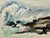 Original watercolor on paper by Henry Emil Salloch, also known as Heinz Emil Salloch, the German-born American artist and...