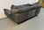 Late 20th Century Stylish Modern Black Leather Sofa For Sale - Image 12 of 13