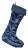The House of Scalamandré Tigre Stocking With Bullion, Blues & Black/Marina For Sale