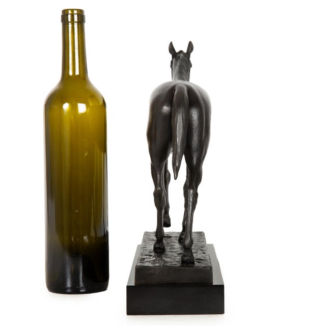 Early 20th Century French Antique Bronze Sculpture of Racehorse by Francois Peyrol Ca. 1910 For Sale - Image 5 of 18