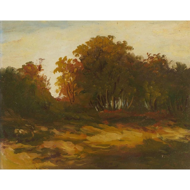 Contemporary Set of Three Oil on Board Landscapes, 1900-25 For Sale - Image 3 of 12