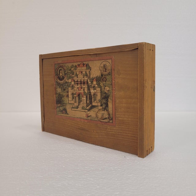 19th Century Fröbels Architektur Board Game based on Friedrich Fröbel, Germany, 1890s For Sale - Image 4 of 18