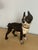 American Antique Cast Iron Boston Terrier Painted Doorstop For Sale - Image 3 of 8